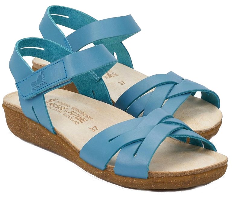 Mobils by Mephisto ONELIA Dames Sandaal - Blauw - BREED LEEST